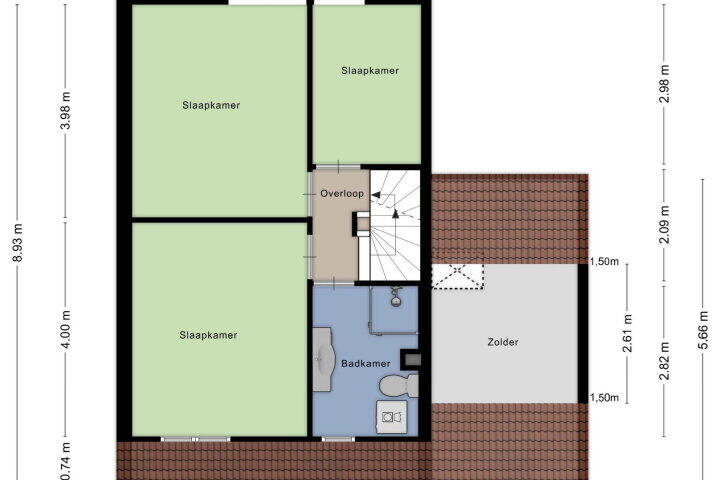 Plattegrond – Hoekweg 32, Gennep