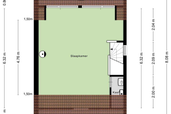 Plattegrond – Hoekweg 32, Gennep