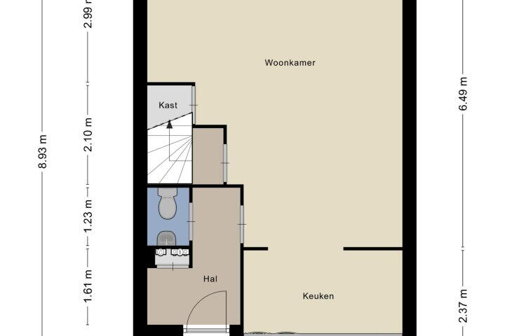 Plattegrond – Hoekweg 49, Gennep
