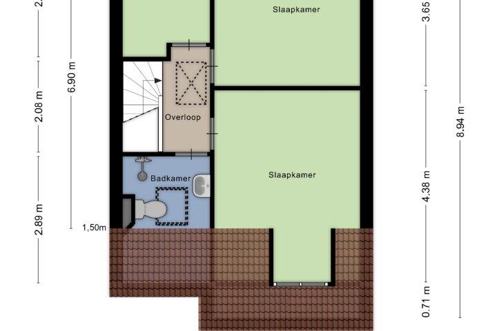 Plattegrond – Hoekweg 5, Gennep
