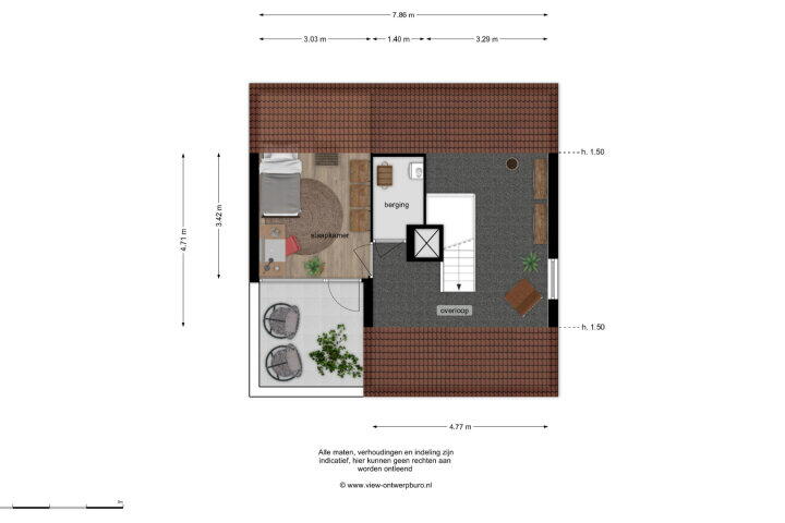 Plattegrond – Hof 32, Bavel