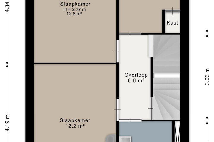 Plattegrond – Hofmark 292, Almere
