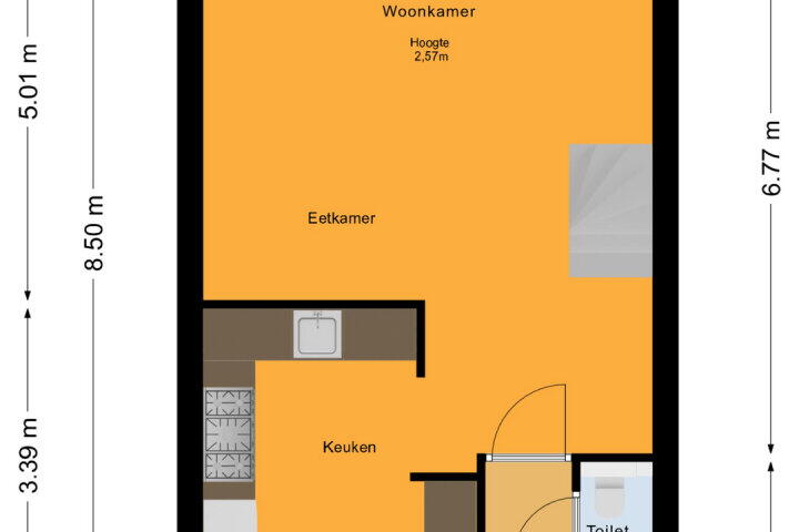 Plattegrond – Hofmark 96, Almere