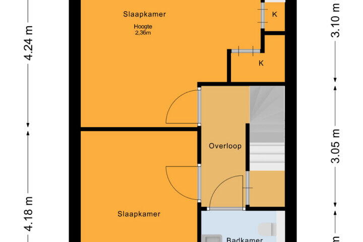 Plattegrond – Hofmark 96, Almere