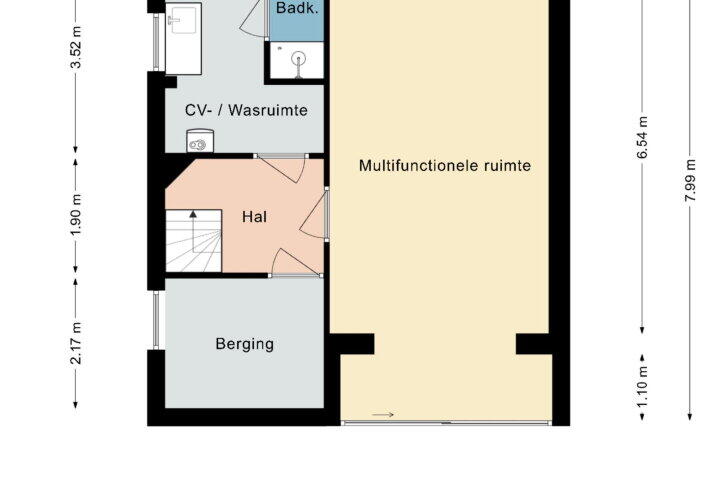Plattegrond – Hofstraat 2, Bocholtz