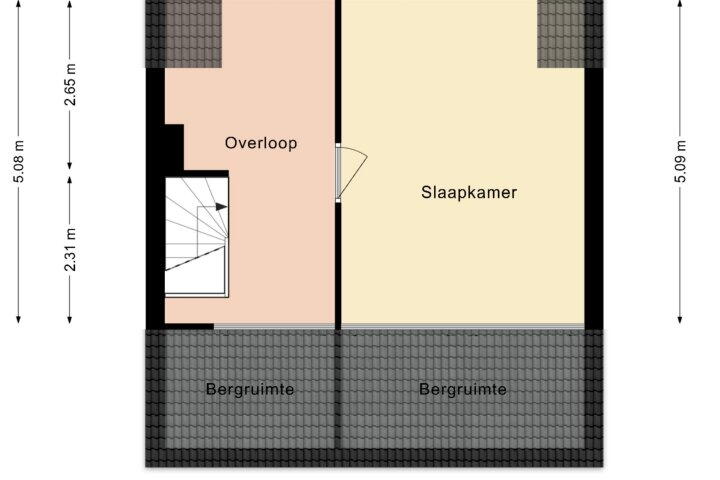 Plattegrond – Hofstraat 2, Bocholtz