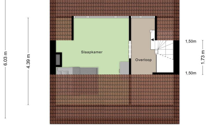 Plattegrond – Hofstraat 4, Wouw