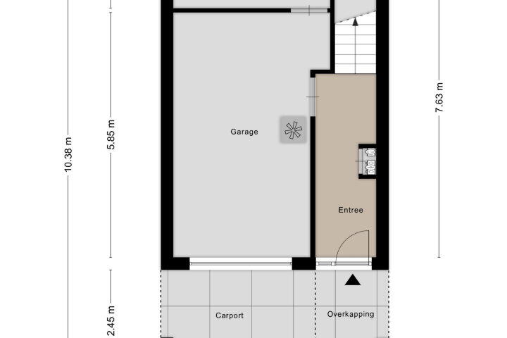 Plattegrond – Hof van Hagevoort 132, Wijchen