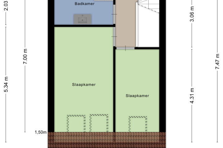 Plattegrond – Hof van Hagevoort 132, Wijchen