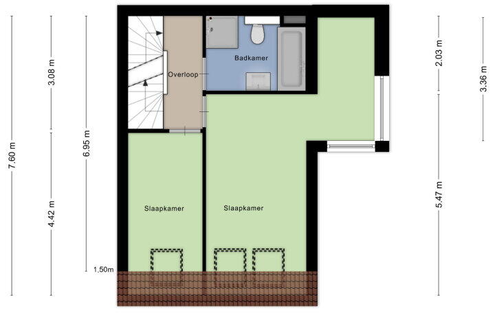 Plattegrond – Hof van Hagevoort 48, Wijchen