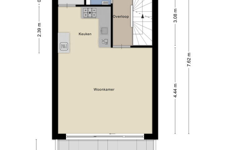 Plattegrond – Hof van Hagevoort 67, Wijchen
