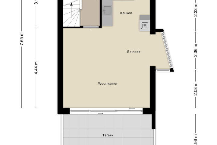 Plattegrond – Hof van Hagevoort 87, Wijchen