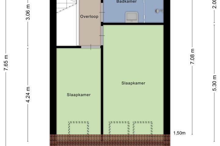 Plattegrond – Hof van Hagevoort 87, Wijchen