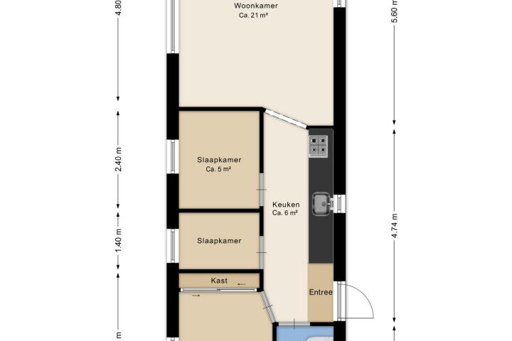 Plattegrond – Hof van Halenweg 2 620, Hooghalen