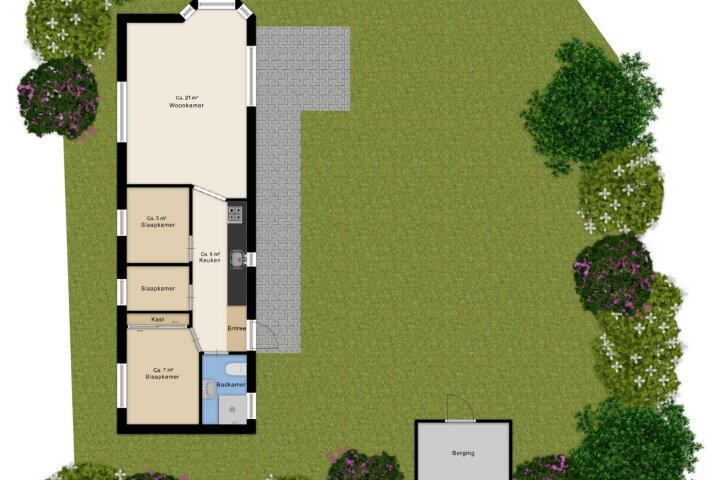 Plattegrond – Hof van Halenweg 2 620, Hooghalen