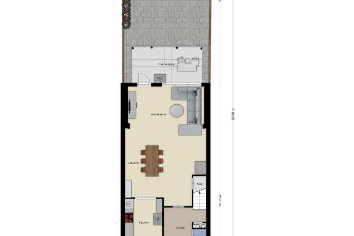 Plattegrond – Hof van Wezemaal 8, Bergen op Zoom