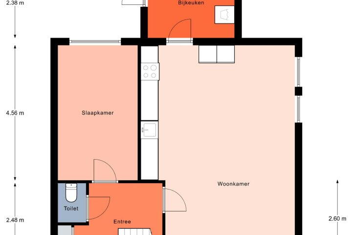 Plattegrond – Hofwijck 14, Roden