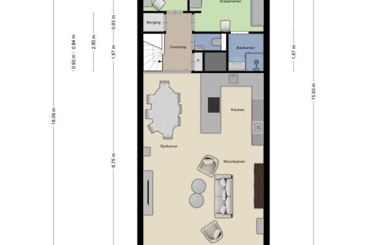 Plattegrond – Hogestede 110, Roosendaal