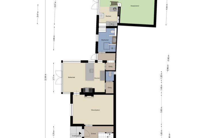 Plattegrond – Hogeweg 27, Velp (GE)