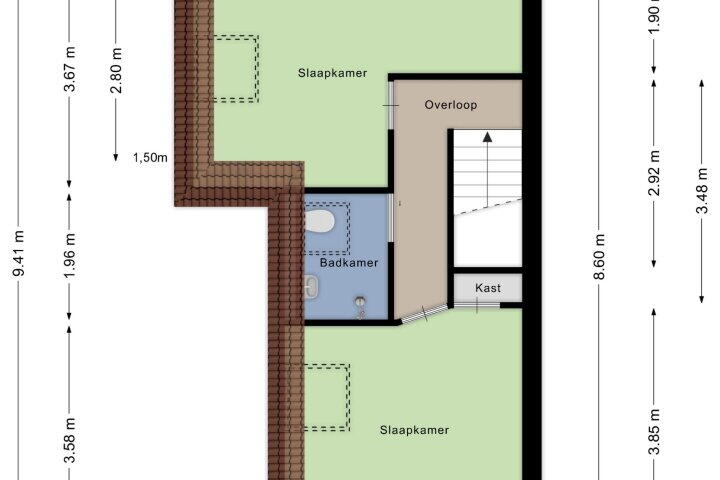 Plattegrond – Hogeweg 27, Velp (GE)