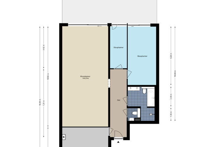 Plattegrond – Hogewerf 32, Amsterdam