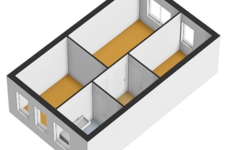 Plattegrond – Holbeinstraat 41, Almere