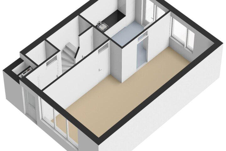 Plattegrond – Hollands Diepstraat 70, Lelystad