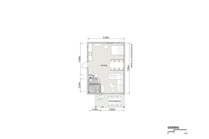 Plattegrond – Hollandse Hout 113, Lelystad