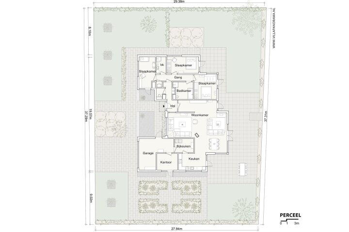Plattegrond – Hollandse Hout 147, Lelystad