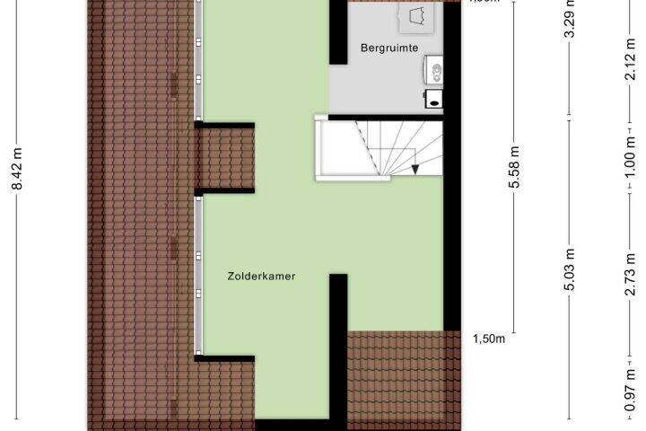 Plattegrond – Holtgesbroek 1004, Nijmegen