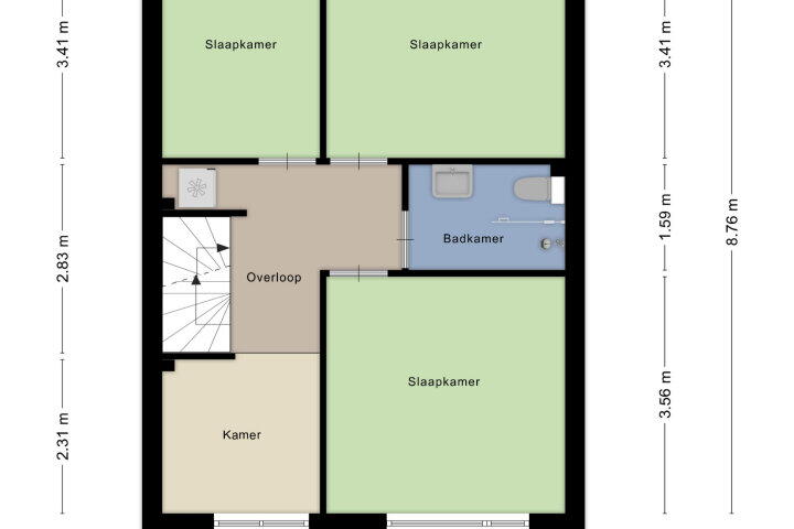Plattegrond – Homberg 2320, Wijchen