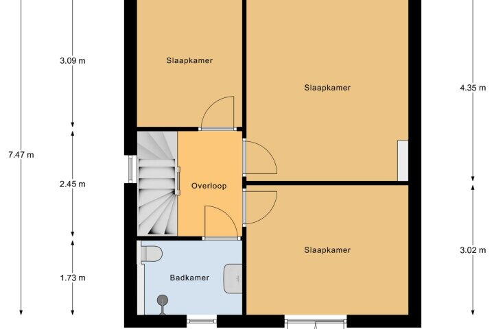 Plattegrond – Hommerterweg 75, Hoensbroek