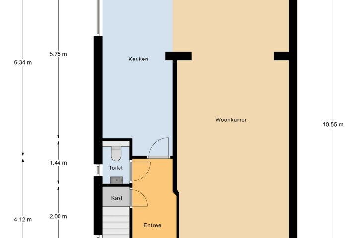 Plattegrond – Hommerterweg 75, Hoensbroek