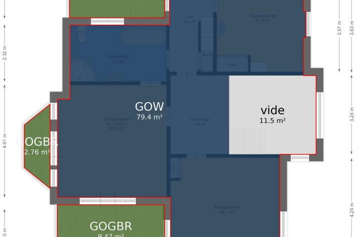 Plattegrond – Hoofdkade 7, Ter Apel