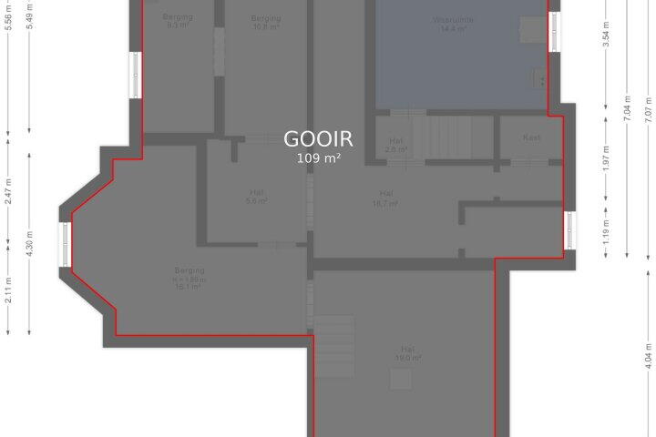 Plattegrond – Hoofdkade 7, Ter Apel