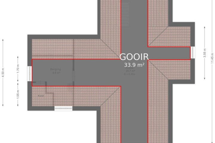 Plattegrond – Hoofdkade 7, Ter Apel
