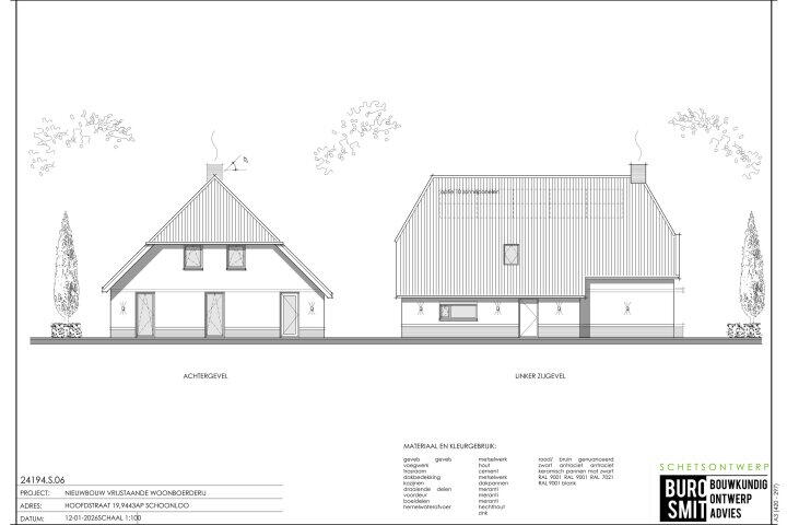 Plattegrond – Hoofdstraat 19, Schoonloo