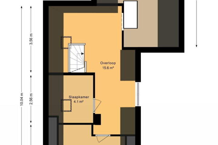 Plattegrond – Hoofdstraat 32, Een