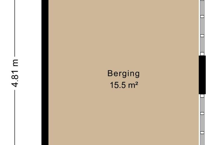 Plattegrond – Hoofdstraat 32, Een