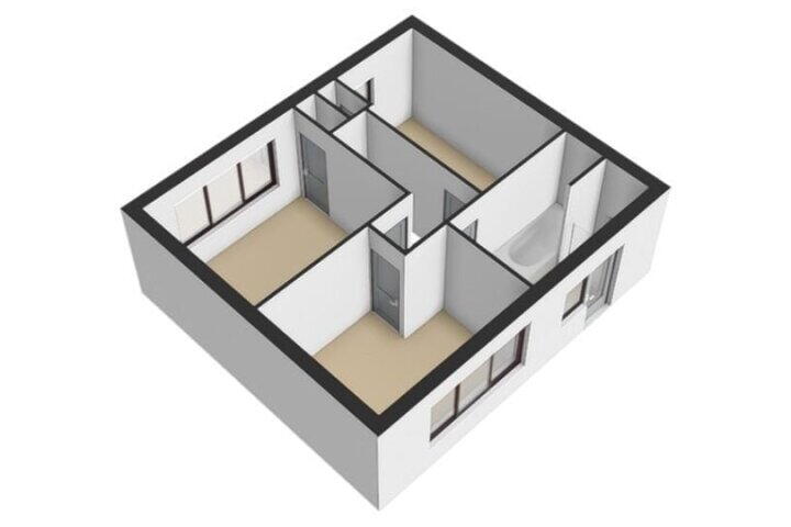 Plattegrond – Hoofdstraat 37, Lottum