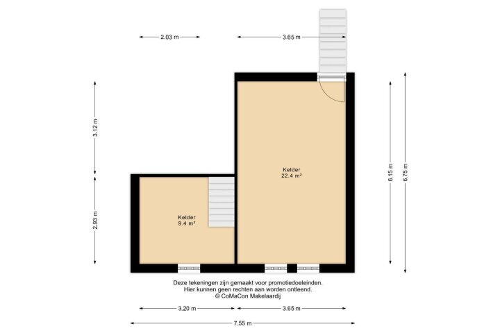 Plattegrond – Hoofdstraat 37, Lottum