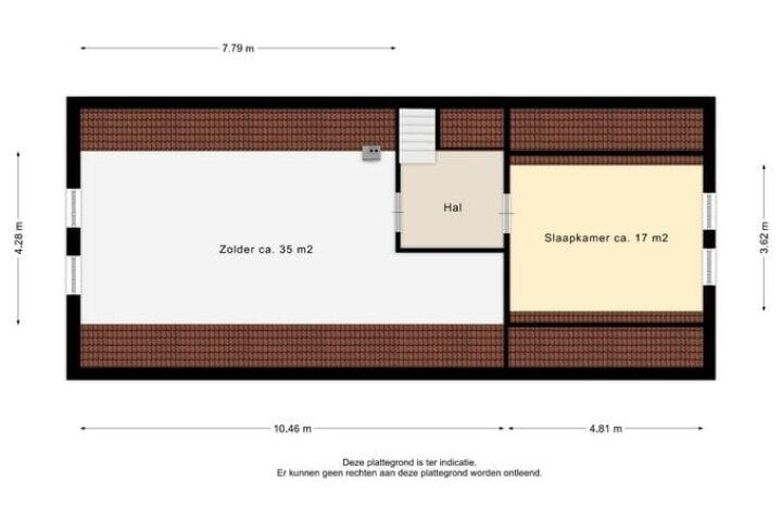 Plattegrond – Hoofdstraat 55, Diever