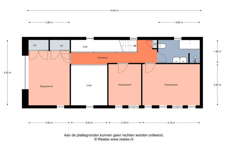 Plattegrond – Hoofdstraat 76 A, Tolbert