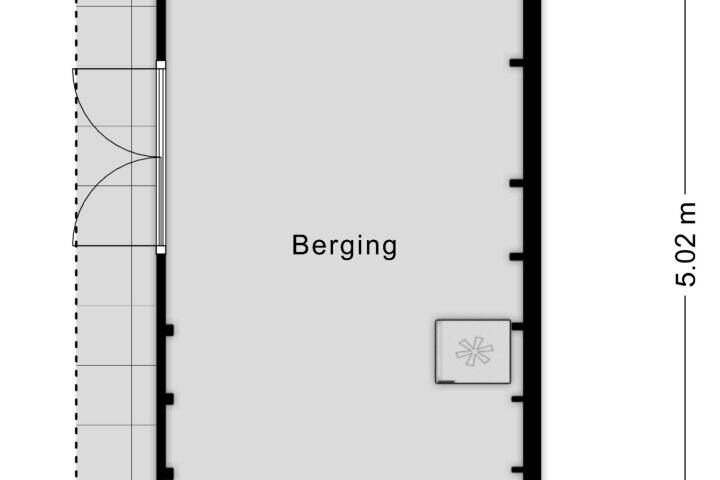 Plattegrond – Hoofdstraat 95, Gasselternijveen