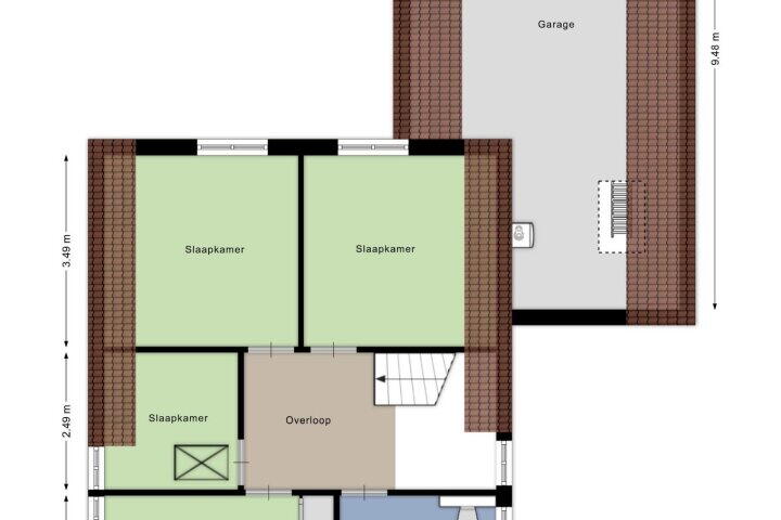 Plattegrond – Hoofdvaart 8, Rucphen