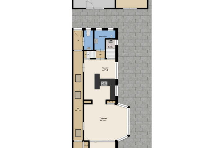Plattegrond – Hoofdweg-Boven 2, Haulerwijk