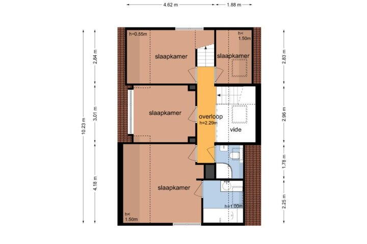 Plattegrond – Hoofdweg 128, Eelde