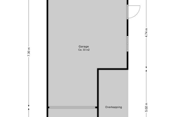 Plattegrond – Hoofdweg 178, Bovensmilde