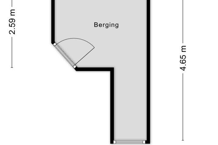 Plattegrond – Hoofdweg 342 1, Amsterdam