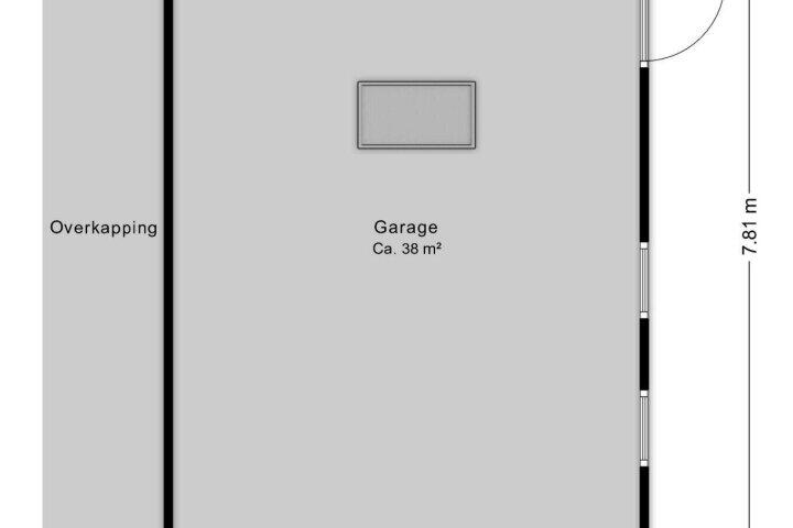 Plattegrond – Hoofdweg 62, Smilde